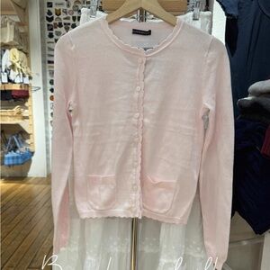 Brandy Melville Pink Button-Up Cardigan